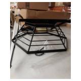 Apsan Fruit Baskets with Banana Tree Hanger Fruit Bowl with Banana Stand , Wire Fruit Baskets for Kitchen Counter or Tabletop with Banana Hook, Black