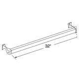 Prime-Line MP6093 Shower Door Towel Bar & Bracket, 32 Chrome, 1 Set