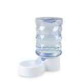 PetFusion H2O Gravity Pet Water Dispenser. Durable 2.5 Gallon Water Feeder. Automatic Water Station for Cats & Small, Medium, Large Dogs, Transparent