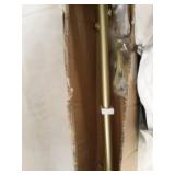 Decopolitan 27877-LG36 Urn Double curtain rod set, 36-72-Inch, Light Gold