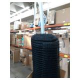 KidKusion Non-Retractable Driveway Safety Net, Black, 18