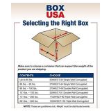 BOX USA B101010 Corrugated Boxes, 10"L x 10"W x 10"H, Kraft