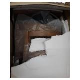 Best Master Furniture 25" Mid-Century Swivel Counter Stool Grey/Taupe