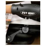 Pet Gear No-Zip Jogger Pet Stroller for Cats/Dogs, Zipperless Entry, Airless Tires, Easy One-Hand Fold, Cup Holder + Storage Basket, Summit Grey