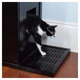 THE REFINED FELINE Litter Catch, Easy to Empty, Complements Wood Cat Litter Box Cabinet Enclosures