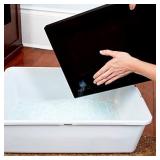 THE REFINED FELINE Litter Catch, Easy to Empty, Complements Wood Cat Litter Box Cabinet Enclosures