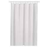 Amazon Basics Linen Style Bathroom Shower Curtain - Light Grey, 72 Inch