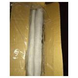 Amazon Basics Linen Style Bathroom Shower Curtain - Light Grey, 72 Inch