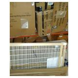 Toddleroo by North States 50" Wide Extra Wide Wire Mesh Baby Gate: Installs in Extra Wide Opening in Second Without damaging Wall. Pressure Mount. Fits 29.5"-50" Wide (32" Tall, Sustainable Hardwood)