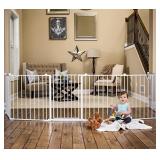 Regalo 192-Inch Super Wide Adjustable Baby Gate and Play Yard, 4-In-1, Bonus Kit, Includes 4 Pack of Wall Mounts