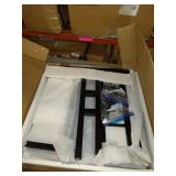 SIDUCAL Mobile Stand Up Desk, Adjustable Laptop Desk with Wheels Home Office Workstation, Rolling Desk Laptop Cart for Standing or Sitting, Black