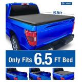 Tyger Auto T1 Soft Roll Up Truck Bed Tonneau Cover Compatible with 2015-2022 Ford F-150 | Styleside 6.5