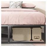 Zinus Lorelai 14 Inch Metal Platform Bed Frame / Steel Slat Support / No Box Spring Needed / Underbed Storage Space / Easy Assembly, Full