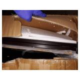 Alpine Industries 40 Gallon Wood Trash Can - Large Indoor Receptacle Enclosure with Drop Hole and Tray Shelf - Great for Restaurants, Cafeterias, Food Courts (Oak)