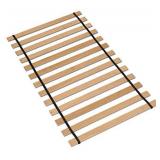 Signature Design by Ashley Twin Wooden Bunkie Board Roll Slats, .75 Inch Mattress Support