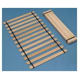Signature Design by Ashley Twin Wooden Bunkie Board Roll Slats, .75 Inch Mattress Support