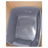 IRIS Jumbo Hooded Cat Litter Box with Litter Scoop, Gray