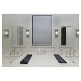 Redi Shade Easy Lift Trim-at-Home Cordless Cellular Blackout Fabric Shade (Fits Windows 31"-48"), 48 Inch x 64 Inch, White