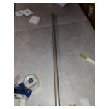 Ivilon Drapery Window Curtain Rod - End Cap Style Design 1 Inch Pole. 48 to 86 Inch Color Black