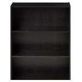 Furinno Pasir 3-Tier Open Shelf, Espresso