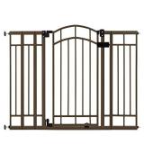 Summer Multi-Use Decorative Extra Tall Walk-Thru Baby Gate, Metal, Bronze Finish - 36 Tall, Fits Openings up to 28.5 to 48 Wide, Baby and Pet Gate for Doorways and Stairways