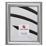 Craig Frames Victoria, Ornate Silver Picture Frame, 24 x 36 Inch