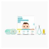 FridaBaby Grooming Kit Includes Finger Brush with Storage Stand Hair Brush with Case Styling Hair Comb Easy Grip Nail Scissors with Nail File and Case