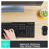 Logitech MK270 Wireless Keyboard and Mouse Combo - Keyboard and Mouse Included, Long Battery Life