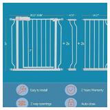 Fairy Baby Extra Wide Baby Gates 67-71.5 Inch, Auto Close Child Safety Gates for Stairway Banister Doorways Hallway,Indoor Safety Child Gates for Kids or Pets