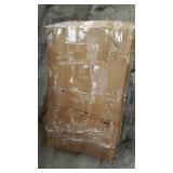 CangLong Modern Elegant Button-Tufted Upholstered Fabric With Nailhead Trim Dining Side Chair for Dining Room Accent Chair for Bedroom, Light Grey