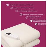 AIDENCOX | 2in1 Deluxe Ultra-Thick Fleece Spa Massage Table Warmer & Cover,Use As A Bed Blanket Warmer