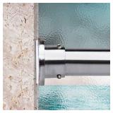 Room/Dividers/Now Premium Tension Curtain Rod, 80in-120in (Silver)