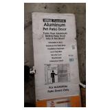 Fast Fit Pet Patio Door 80" Super Large (White)