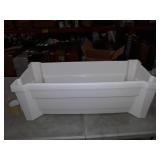 Exaco 1.416 White Calypso Planter with Trellis