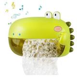 Lehoo Castle Bath Toys,Toddler Bath Bubble Machine Bathtub Toy Dinosaur,250ML Capacity,12 Childrens Songs, Bathtime Shower Bath Wall Toy Bubble Maker, Gift for Kids