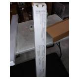 Lithonia Lighting 3348 Lighting Two-Light Fluorescent Ceiling Fixture, White,4-feet