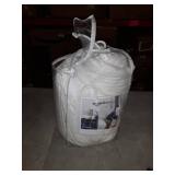 DWR 100% Cotton Lightweight Down Alternative Comforter - Ultra-Soft Skin-Friendly Cloud Breathable Cooling Eucalyptus Microfiber Comforter Duvet for Warm Sleeper (King, White)