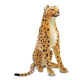 Melissa & Doug Giant Cheetah - Lifelike Stuffed Animal (Stands Nearly 3 Feet Tall)