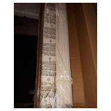 Zinus Annemarie Solid Wood Bed Support Slats / Fabric-Covered / Bunkie Board, Full