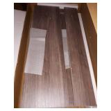 TQVAI Wood Wall Mounted Wine Rack with with Glass Holder and Acrylic Window for Wine Lover, Wine Cellar, Walnut Gray/Retro Grey