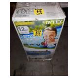Intex 28211EH 12ft x 30in Metal Frame Above Ground Pool Set with Filter Pump, 12 ft x 30 in, blue