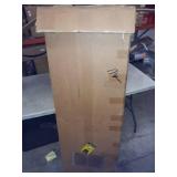 mlmDesign Tall Dresser Storage Chest - Sturdy Steel Frame, Wood Top & Handles, Easy Pull Fabric Bins, Organizer Unit for Bedroom, Entryway, Closet, Textured Print, 5 Drawers - Light Gray/Matte Gray