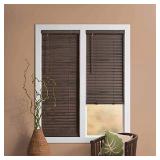 PowerSellerUSA Achim Home Furnishing Cordless GII Luna 2" Slat Mahogany Venetian Window Blinds 31" W x 64" L
