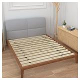 Treaton, 0.75-Inch Standard Mattress Support Wooden Bunkie Board/Slats, Queen, Beige