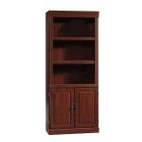 Sauder Heritage Hill Library With Doors, Classic Cherry Finish