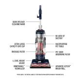 Hoover MAXLife Pet Max Complete, Bagless Upright Vacuum Cleaner, For Carpet and Hard Floor, UH74110, Blue Pearl