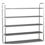 Home-Complete HC-2104 Shoe Rack with 5 Shelves-Five Tiers for 30 Pairs
