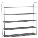 Home-Complete HC-2104 Shoe Rack with 5 Shelves-Five Tiers for 30 Pairs