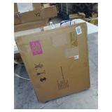 MCS 21.5x27.5 Inch Rectangular Wall Mirror, 26.5x32.5 Inch Overall Size, White (20453)