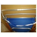 Rio Gear Beach Big Kahuna 5-Position Extra Large Folding Beach Chair, Blue, 9.5"